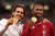 높이뛰기에서 공동 금메달을 딴 장마르코 탬베리(왼쪽)와 무타즈 에사 바심. [AFP=연합뉴스]