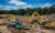 독일 대홍수 피해지역에서 나온 쓰레기가 독일 서부 노르트라인베스트팔렌주 아르 계곡의 쓰레기 처리장에 쌓여 있다. AFP=연합뉴스