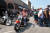 미국 모터사이클 애호가들이 랠리에 참여하기 위해 사우스다코타주 스터지스에 몰려들고 있다. AFP=연합뉴스