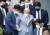 전두환 전 대통령이 9일 오후 2시 30분께 광주광역시 동구 지산동 광주지법에서 걸어나오고 있다. 프리랜서 장정필