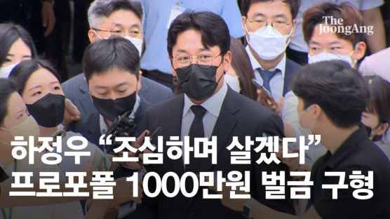 하정우 "뼈저리게 후회한다"…프로포폴 벌금 1000만원 구형