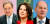 (왼쪽부터) 아르민 라셰트(60) 독일 기민당 대표·안나레나 배어복(40) 녹색당 대표·올라프 숄츠(63) 재무장관. [AFP·로이터=연합뉴스]