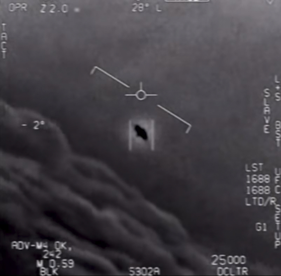 미국 국방부가 공개한 미확인비행물체(UFO) 동영상의 일부 자료사진. 기사 내용과는 관련 없음. AFP=연합뉴스