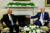 지난 6월 백악관에서 환담하는 바이든(오른쪽)과 가니 대통령. 로이터=연합뉴스