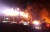 17일 오후 8시23분쯤 강원 원주시 지정면 보통리의 차량타이어 정비공장에서 화재가 발생해 불길과 연기가 치솟고 있다. 연합뉴스