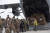 16일(현지시간) 아프가니스탄에서 자국민 철수를 돕기 위해 공군기 아틀라스에 탑승하는 프랑스 군인들. [AFP=연합뉴스]