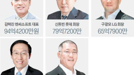 엔씨 김택진 94억, 카카오 배재현 81억 상반기 ‘보수킹’