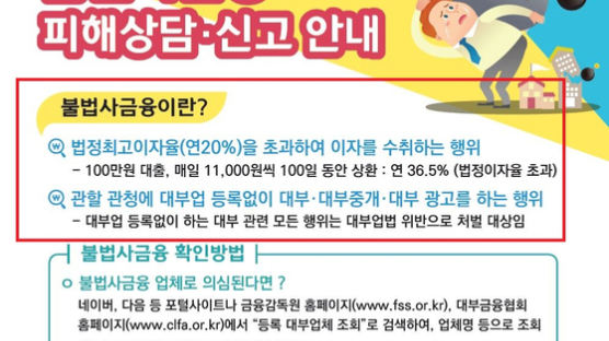 年이자만 20%↑…서울시, 서민 울리는 '불법 대부업' 집중단속