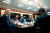 조 바이든 미국 대통령이 22일 백악관에서 국가안보팀과 아프간에서 미국인과 난민 대피에 관한 회의를 하고 있다. [AFP=연합뉴스]