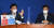 송영길 더불어민주당 대표가 23일 국회에서 열린 최고위원회의에서 언론중재법 개정안 처리를 앞두고 발언하고 있다. 뉴스1