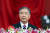 지난 19일 티베트 라싸 포탈라궁 앞 광장에서 열린 티베트 ‘해방’ 70주년 기념식에서 왕양 중국 전국정협주석이 연설하고 있다. [신화=연합뉴스] 