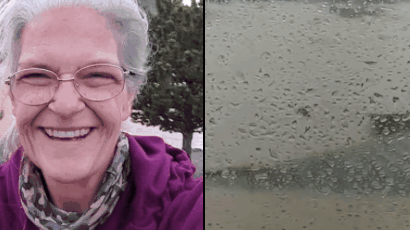 폭우 페북 생중계하던 美여성, 급류에 휩쓸려 사망 [영상]