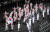 24일 일본 도쿄 신주쿠의 국립경기장(올림픽 스타디움)에서 열린 2020 도쿄 패럴림픽 개회식에서 대한민국 선수단이 입장하고 있다. 사진공동취재단
