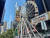 미국 뉴욕 타임스스퀘어에 25일(현지시간) 대형 관람차인 '타임스스퀘어 휠'이 등장했다. 사진 트위터