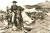 청일전쟁 때 서울 광화문 앞에서 청일 양군의 전투광경을 그린 그림. [자료 한국민족문화대백과사전]