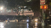 빗물이 폭포처럼 집 삼켰다…뉴욕 사상 첫 홍수경보 [영상] 