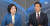 지난 4.7 보궐선거 당시 서울시장 후보자 토론회에서 박영선 후보(왼)와 논쟁을 벌이는 오세훈 시장. JTBC캡처