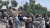 1일(현지시간) 아프가니스탄 남부 칸다하르에서 미국산 군용차를 타고 퍼레이드 중인 탈레반 전사들. [트위터 캡처]