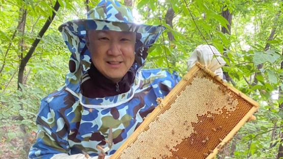 대기업 회장님, 집 뒤뜰에서 꿀벌 키우는 이유는?