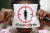 2013년 나이지리아 라고스에서 한 여성이 아동 강제결혼(조혼)을 비판하는 시위에 참여했다. [AP =연합뉴스]