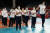 4일 도쿄 패럴림픽 남자 좌식배구 결승전을 앞두고 있는 이란팀. 맨 오른쪽이 메흐자드. 로이터=연합뉴스