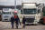 프랑스 노르망디 지역 셰르부르 항구에서 아일랜드 로슬레어 항구로 가는 페리 승선을 기다리는 트럭들. [EPA=연합뉴스]