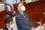 7일 국회 예결위 전체회의에 출석한 홍남기 부총리   홍남기 경제부총리가 허공을 응시하고 있다. 임현동 기자