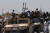 지난 1일(현지시간) 아프간 칸다하르에서 승전 자축 퍼레이드를 벌이는 탈레반.[AFP=연합뉴스]