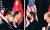 지난 3월 미 앵커리지에서 열린 미·중 고위급 회담. 왼쪽부터 왕이 중국 외교부장, 양제츠 중국 정치국 위원, 토니 블링컨 미 국무장관, 제이크 설리번 미 국가안보보좌관. [중앙포토]