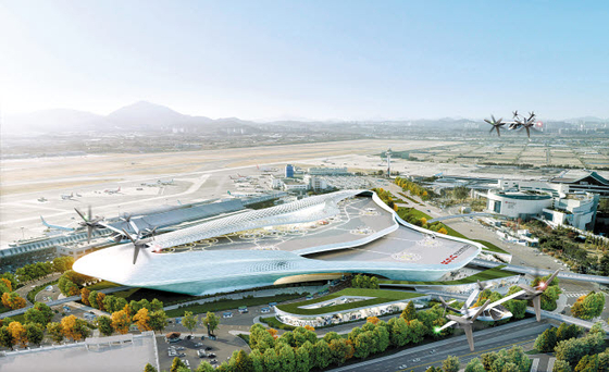  한국공항공사는 지난해 11월 김포공항을 기반으로 새로운 버티허브의 개념을 설계해 발표했다. [사진 한국공항공사]