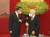 11일 응우옌 푸 쫑 베트남 공산당 총서기(오른쪽)가 하노이를 방문한 왕이 중국 국무위원 겸 외교부장(왼쪽)의 예방을 받고 팔꿈치 인사를 나누고 있다. [AP=연합뉴스] 