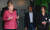 지난 8월 앙겔라 마르켈(맨 왼쪽) 독일 총리가 바이오엔테크사를 방문했다. AFP=연합뉴스