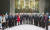 2013년 12월 반기문 당시 유엔 사무총장(가운데)과 15개 안보리 이사국 대표들이 함께 찍은 사진. 반 총장 오른쪽 둘째가 오준 당시 주유엔 대사. 유엔 포토