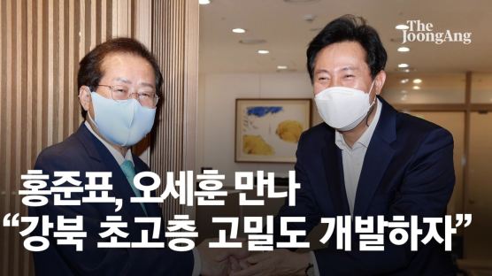 홍준표, 오세훈 만나 "박원순 시민단체 지원, 철저히 조사해야"