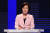 더불어민주당 대선후보 추미애 전 법무부장관이 14일 오후 서울 마포구 상암동 MBC 사옥에서 열린 대선후보 100분 토론에 참석했다. 뉴스1