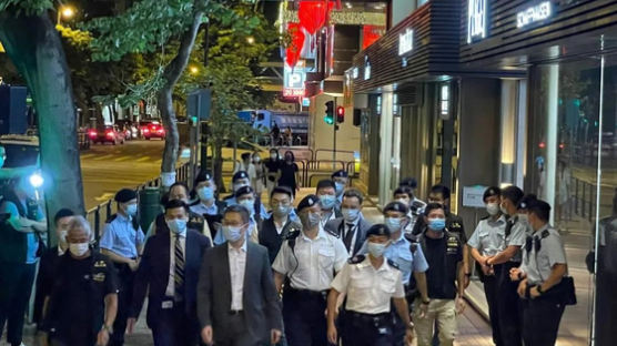 홍콩 집단 패싸움에 큰형님 움직였다…300명 조폭 소탕작전 