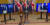 조 바이든 미국 대통령, 보리스 존슨 영국 총리, 스콧 모리슨 호주 총리가 15일 화상으로 공동 기자회견을 하고 있다. 바이든 대통령이 모리슨 총리에게 감사 인사를 건네고 있다. 아래 영상에 음성이 나온다. [트위터 캡처]