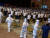지난 10일 중국 푸젠성 펑팅현의 한 학교에서 학생들을 대상으로 긴급 핵산검사가 실시됐다. [21세기경제망 캡쳐]