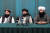 아프가니스탄 탈레반 과도정부가 새 유엔 대사로 임명한 모하마드 수하일 샤인(가운데) 지난 3월 모습. [로이터=연합뉴스] 