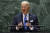 조 바이든 미국 대통령은 21일 뉴욕에서 열린 유엔 총회에서 취임 후 첫 연설을 했다. [AP=연합뉴스]