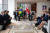 브라질 유엔총회 기간에 보우소나루 브라질 대통령(가운데에서 왼쪽)과 보리스 존슨 영국 총리가 회담을 가졌다. 이 자리에 케이로가 장관도 동석했다. [트위터 캡처]