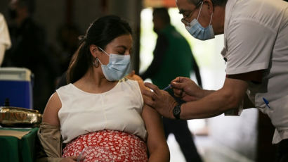 "임신부가 백신 맞으면, 태아는 코로나 항체 100% 보유"
