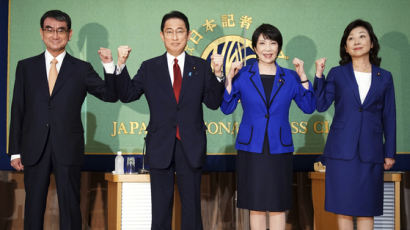 일본 100대 총리 오늘 판가름…고노 우세 속 기시다 추격