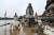 태국 수도인 방콕 북쪽에 위치한 역사도시 아유타야에 있는 한 사원이 홍수 피해를 입은 모습. [로이터=연합뉴스]