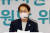 조희연 서울시교육감이지난 5월 6일 오후 서울 종로구 서울시교육청에서 열린 유치원 급식 안심지원단 위촉식에 참석해 인사말을 하고 있다. 뉴스1