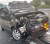 고속도로에서 멧돼지와 충돌한 뒤 손상된 모습. 한문철TV 캡처
