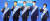 9월 26일 더불어민주당 대선 후보 선출을 위한 전북 합동연설회에서 후보자들이 기념촬영을 하고 있다. 왼쪽부터 이재명, 김두관, 이낙연, 박용진, 추미애 후보. 뉴스1