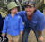 호주의 동물 전문가 매트 라이트와 그의 두 살 난 아들 반조. [사진 데일리메일 캡처]