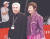 지난 6일 제26회 부산국제영화제 개막식에 참석한 임권택 감독과 아내 채령 여사. [뉴스1]