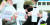 변희수 하사의 복직과 명예회복을 위한 공동대 책위원회 구성원들이 7일 대전지방법원 앞에서 판결을 환영하는 기자회견을 하고 있다. [뉴스1]
